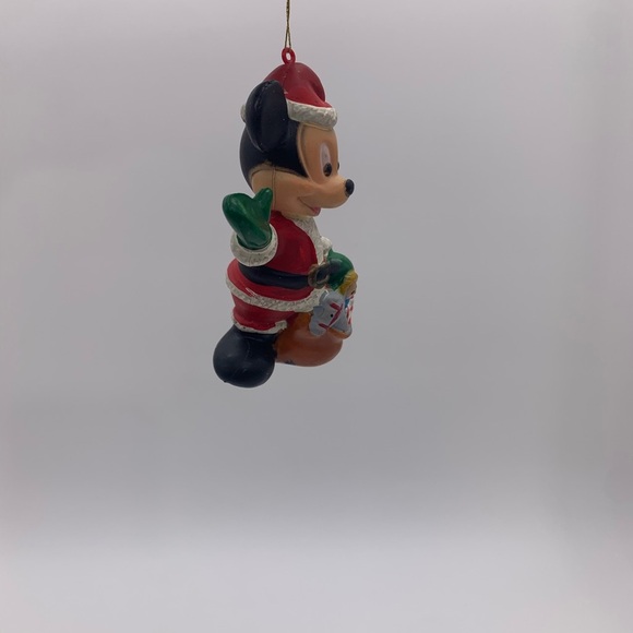 The Walt Disney Co. Mickey Mouse Santa Plastic Blow Mold Christmas Ornament - Picture 3 of 12